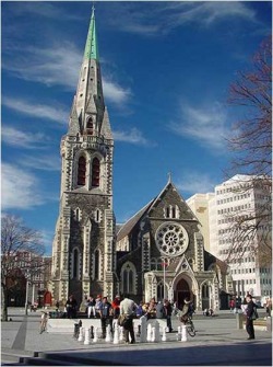 Christchurch also the name of a city in New Zealand